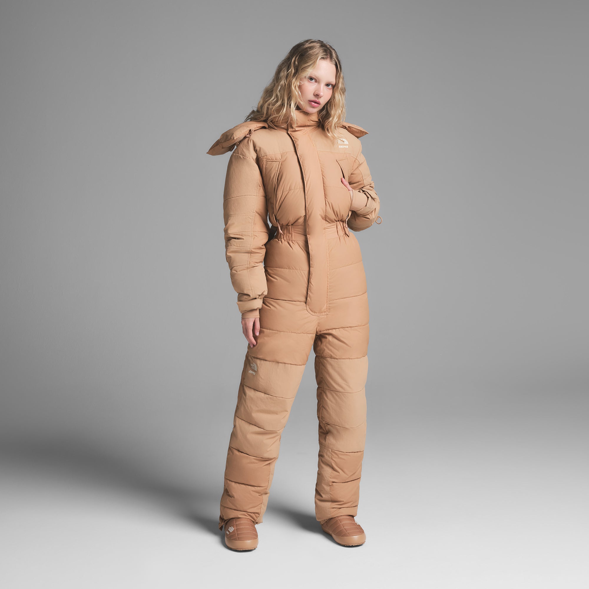 THE NORTH FACE X SKIMS DOWN ONE PIECE | OCHRE
