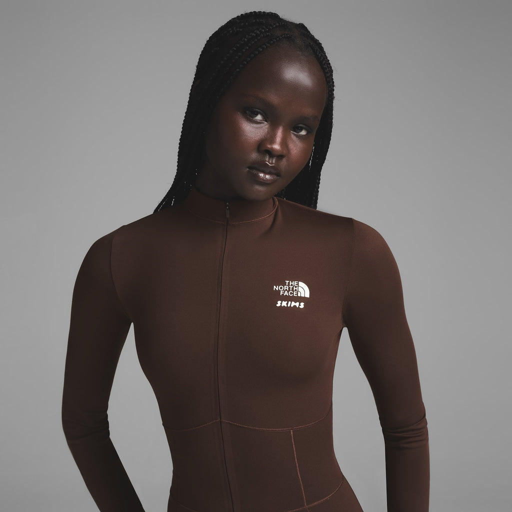 THE NORTH FACE X SKIMS REFINA BODYSUIT | COCOA