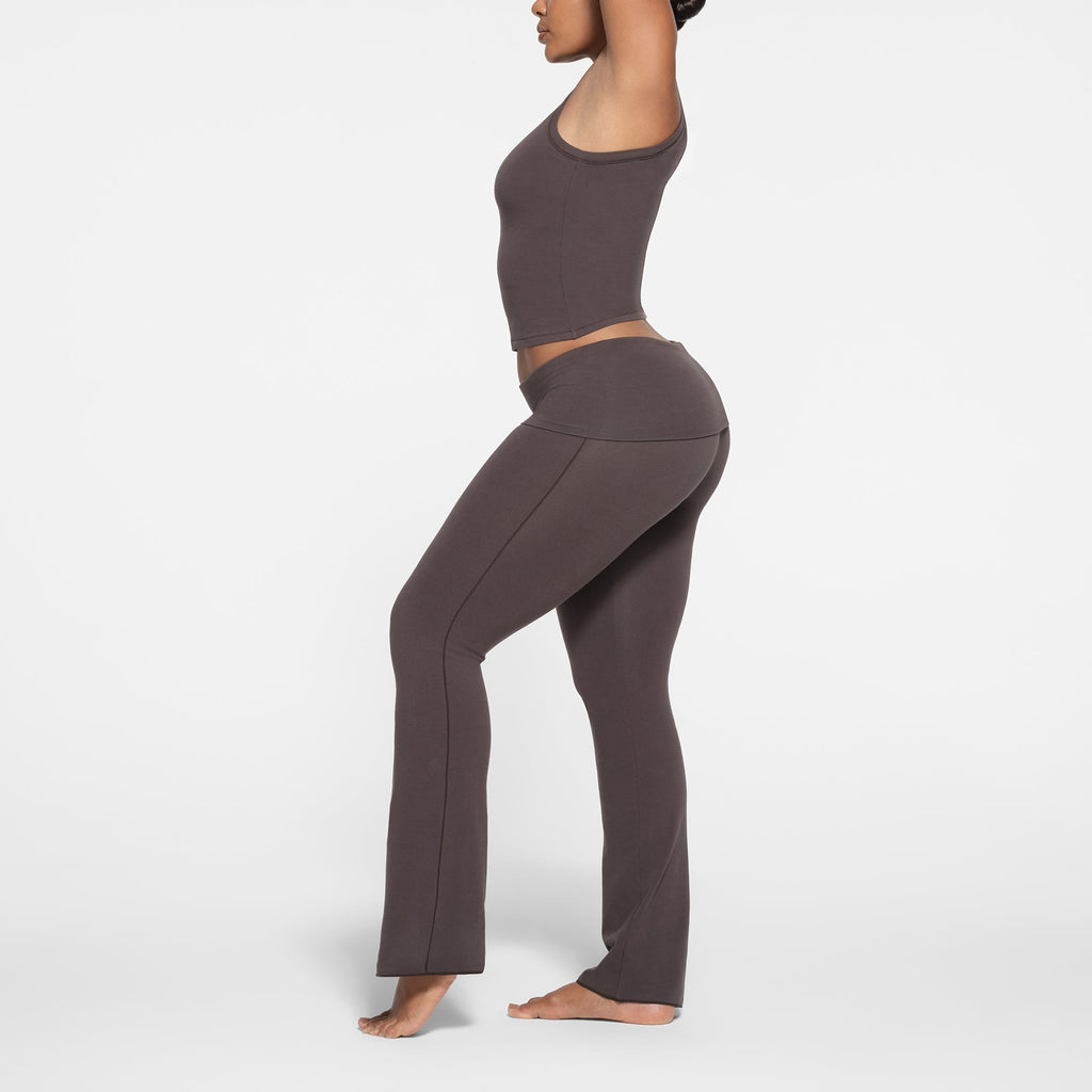 COTTON JERSEY FOLDOVER PANT | IRON