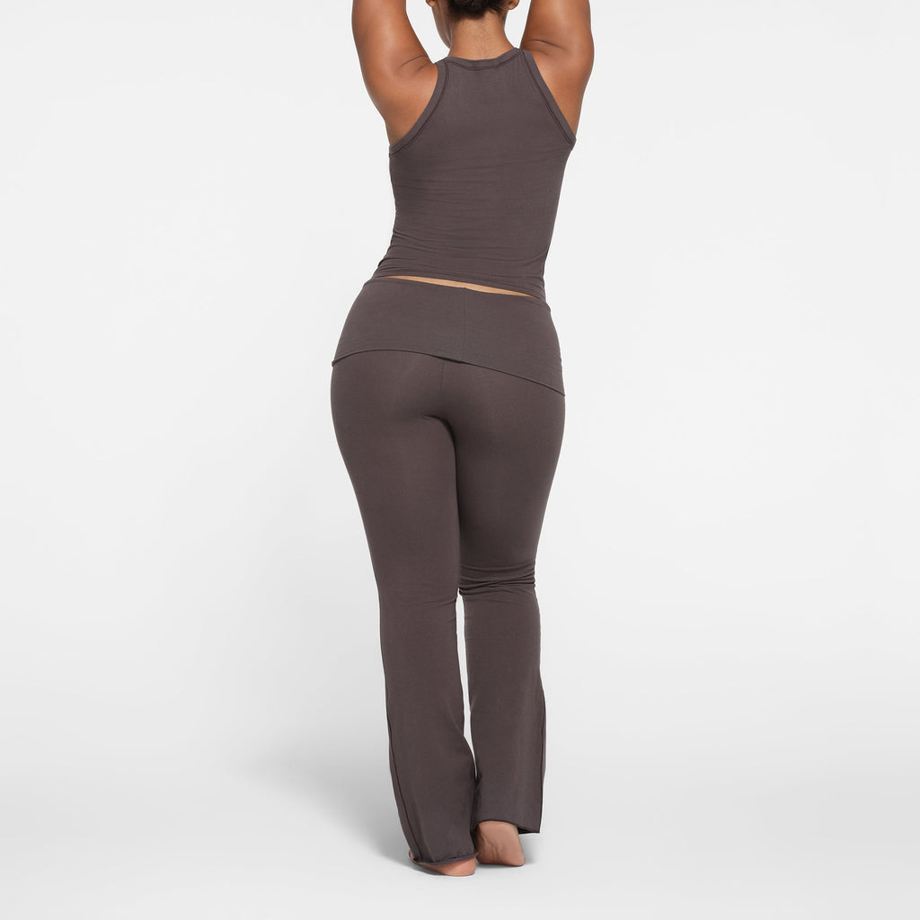 COTTON JERSEY FOLDOVER PANT | IRON