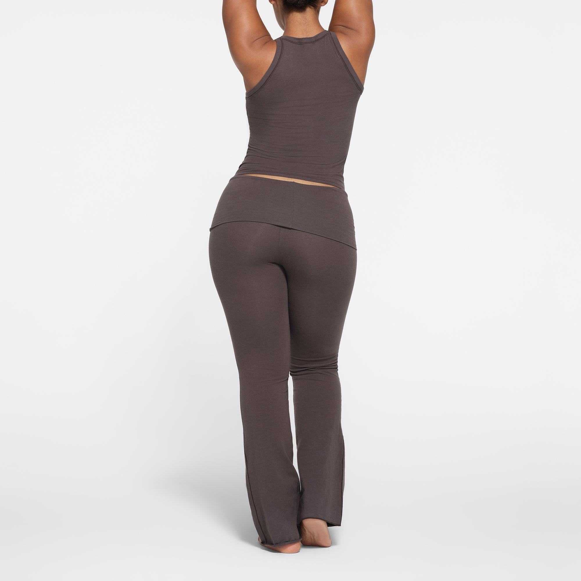 COTTON JERSEY FOLDOVER PANT | IRON