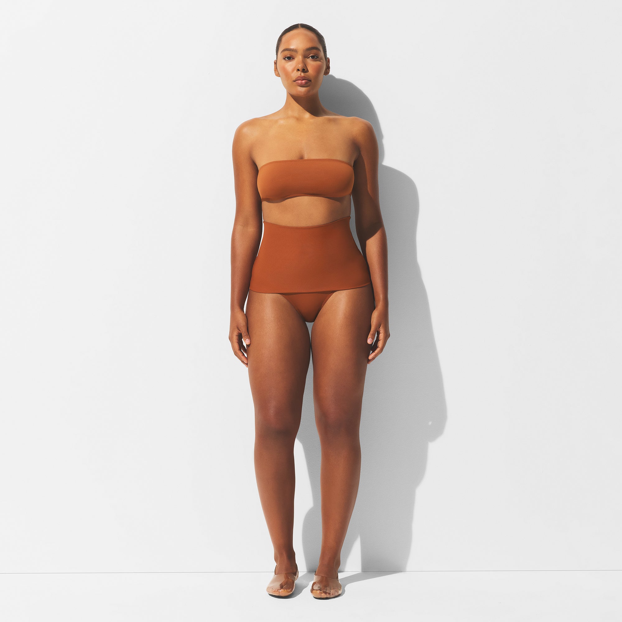 ICONIC SWIM CONVERTIBLE BIKINI BOTTOM | BRONZE