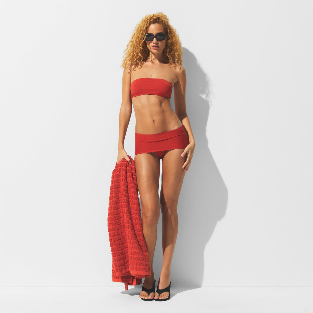ICONIC SWIM CONVERTIBLE BIKINI BOTTOM | TERRA