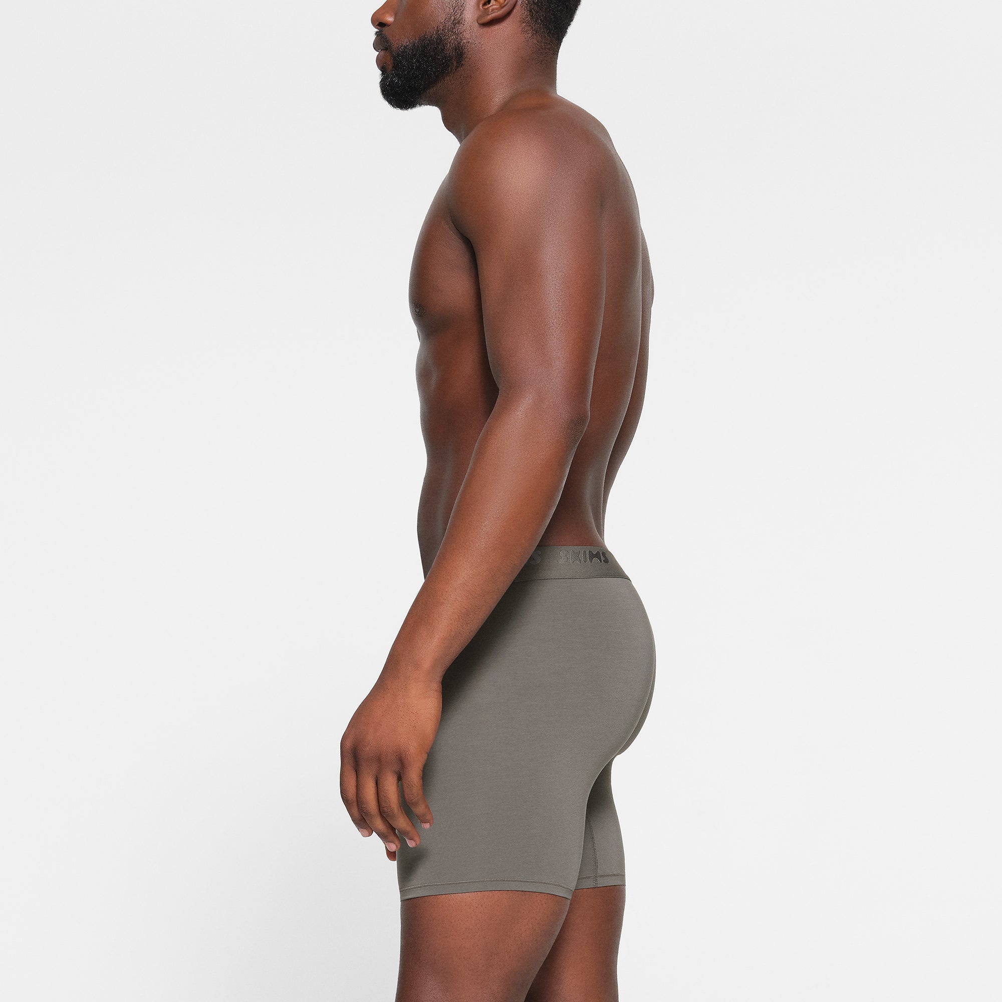 SKIMS STRETCH MENS 5" BOXER BRIEF | GUNMETAL