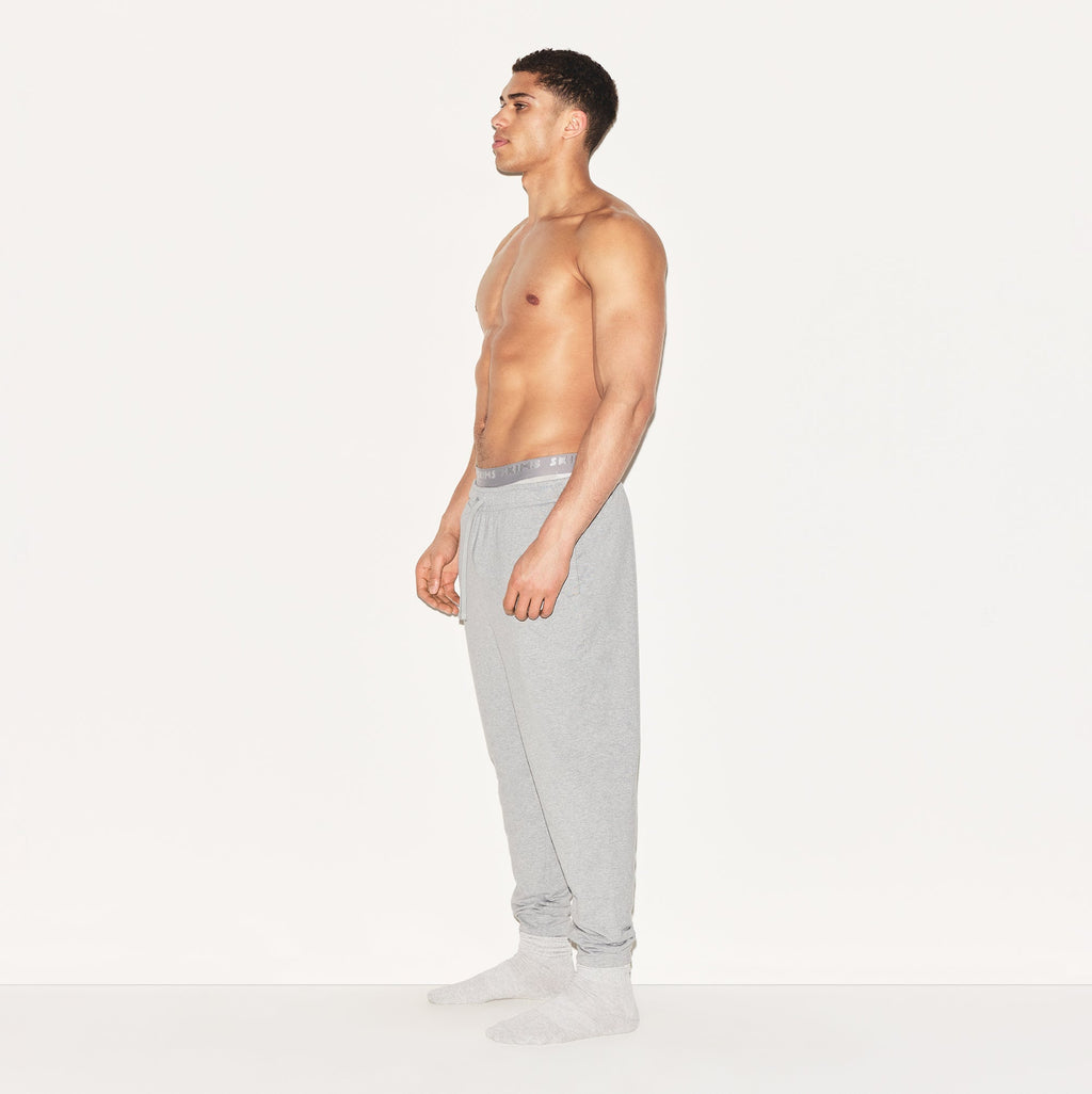 JERSEY LOUNGE MENS JOGGER | HEATHER GREY