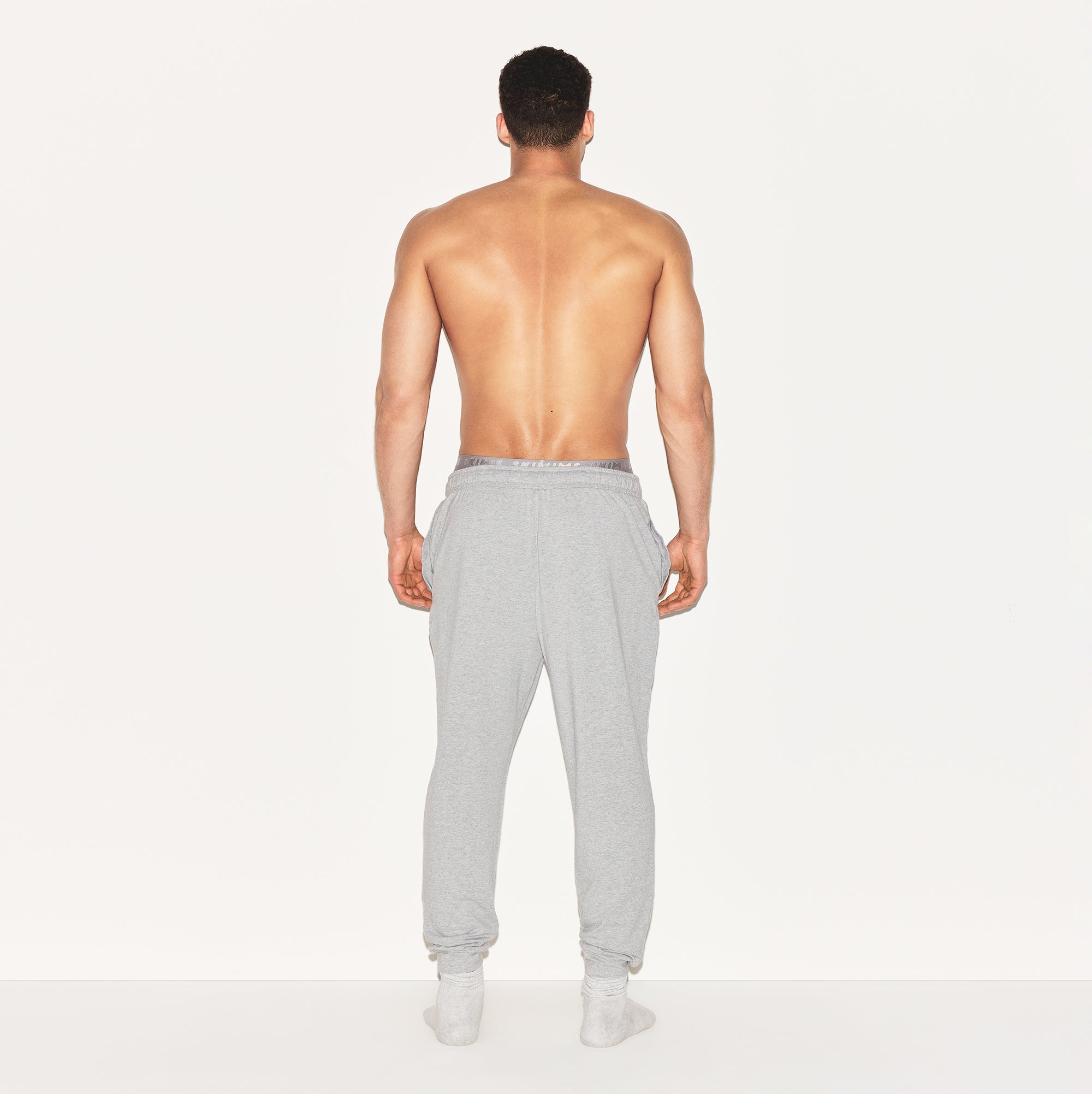 JERSEY LOUNGE MENS JOGGER | HEATHER GREY