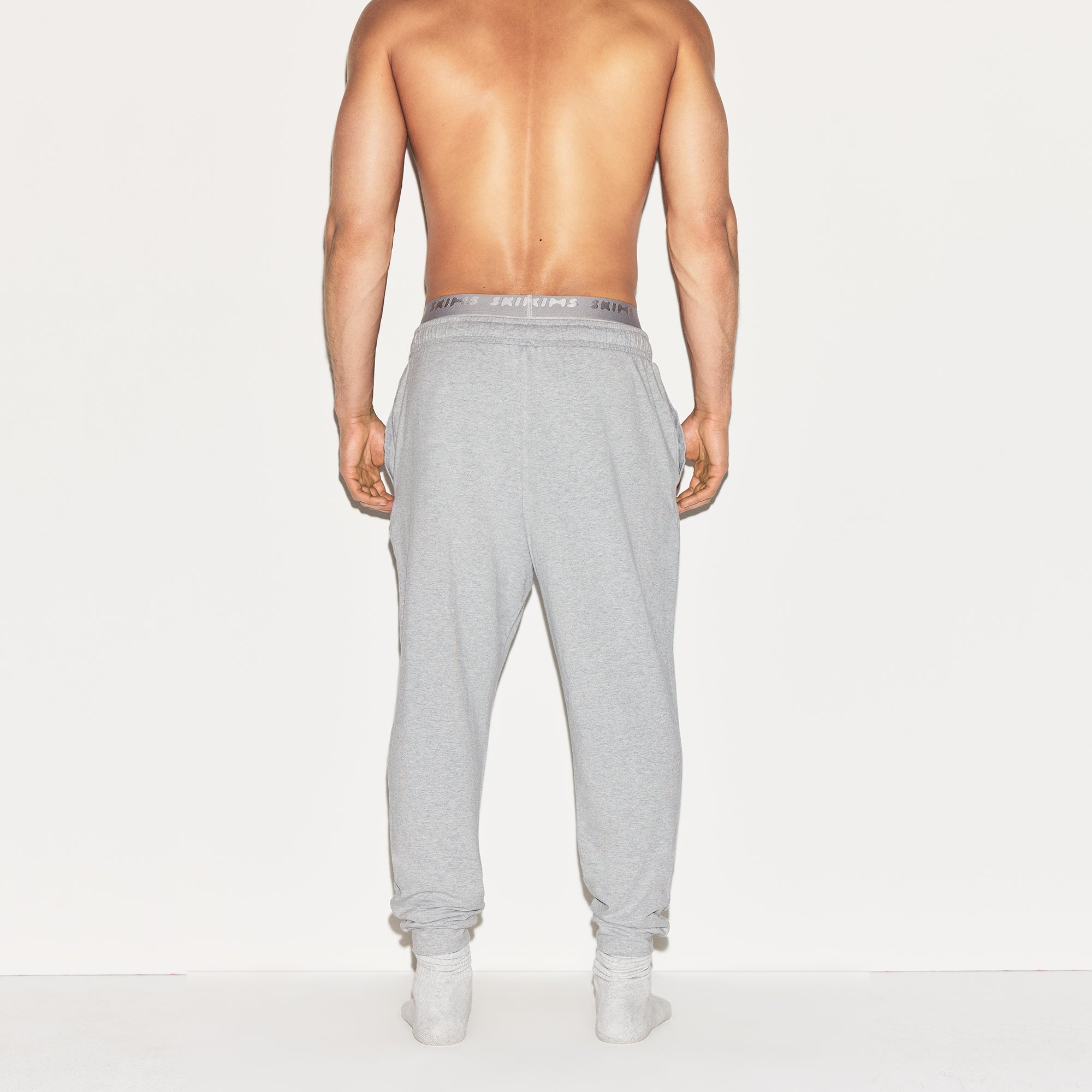 JERSEY LOUNGE MENS JOGGER | HEATHER GREY