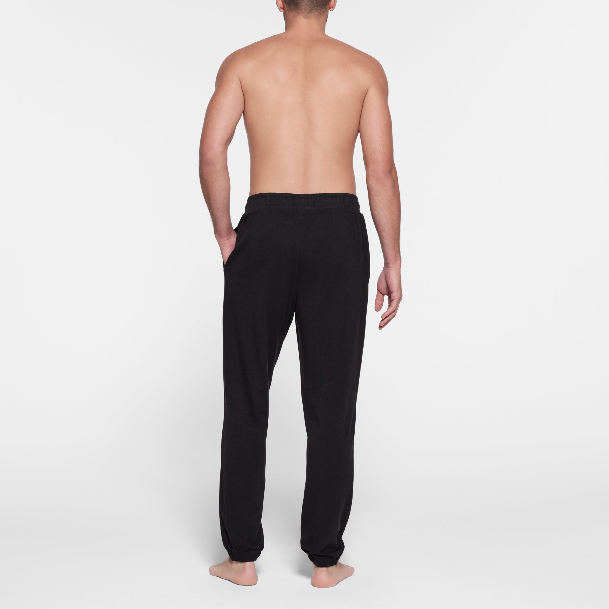 JERSEY LOUNGE MENS JOGGER | OBSIDIAN