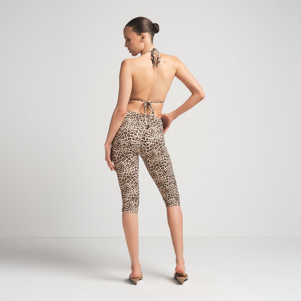 SIGNATURE SWIM CAPRI | CHAMPAGNE LEOPARD PRINT