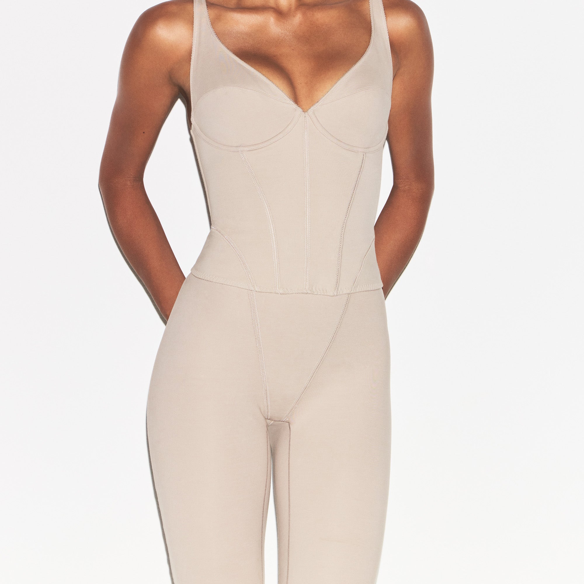 COTTON SHAPEWEAR CAPRI | LINEN