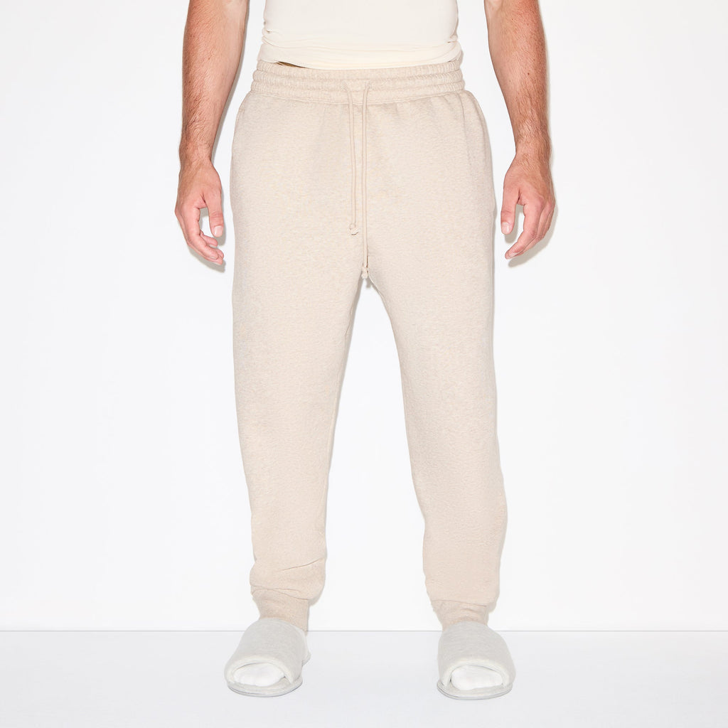 FLEECE LOUNGE MENS TAPERED JOGGER | DESERT HEATHER