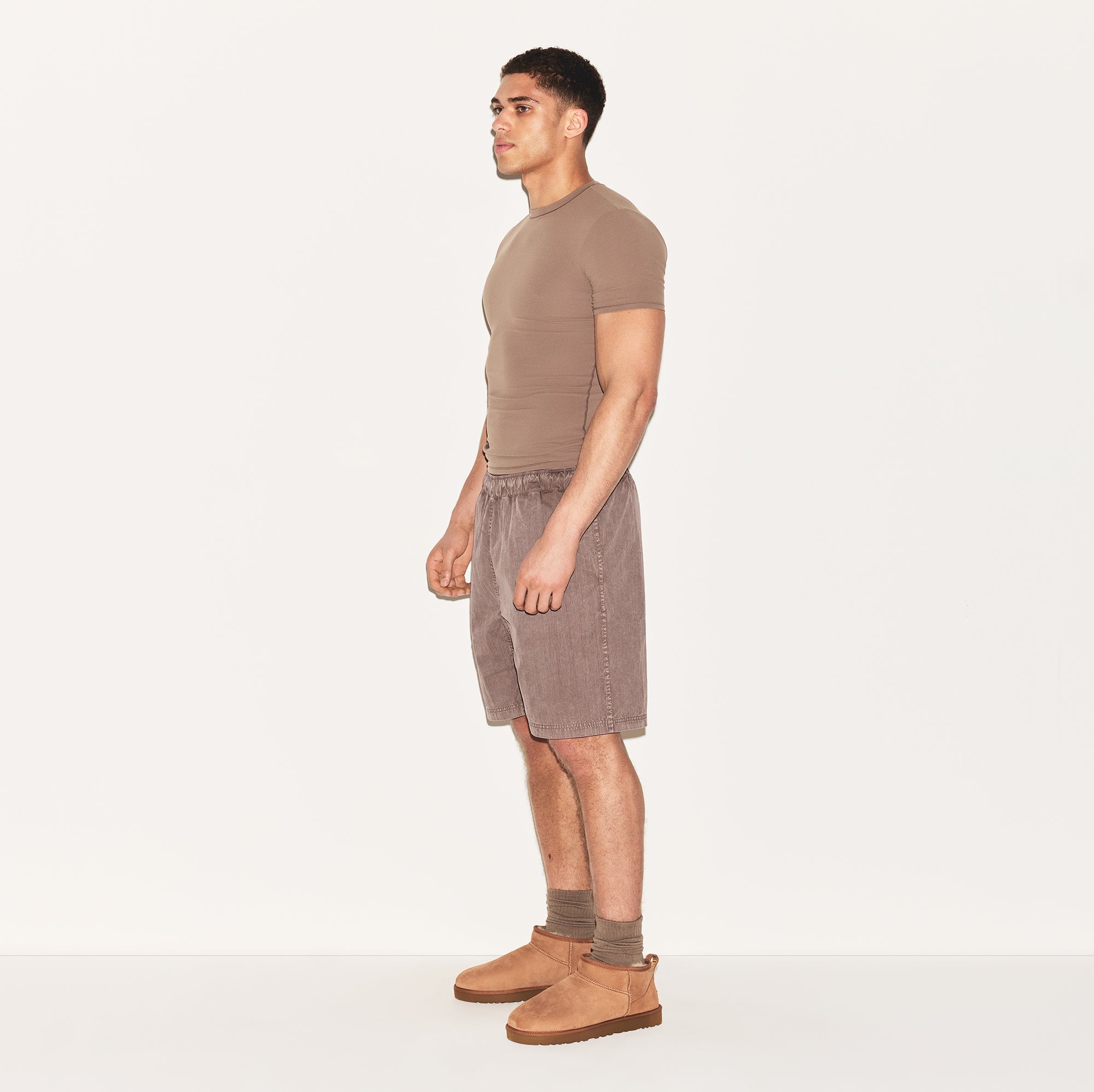 WOVEN MENS SHORT | UMBER