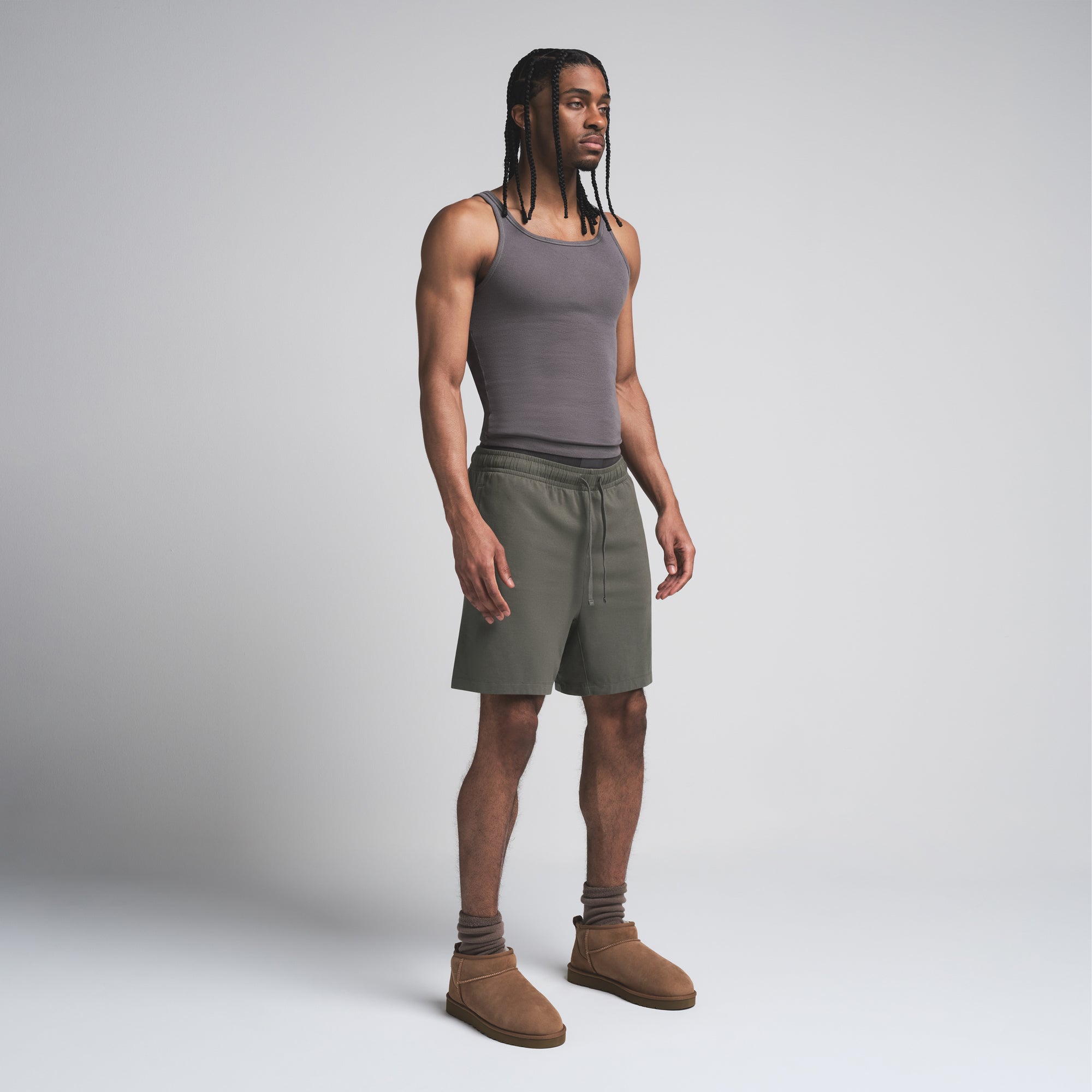 JERSEY LOUNGE MENS RELAXED SHORT | BASIL