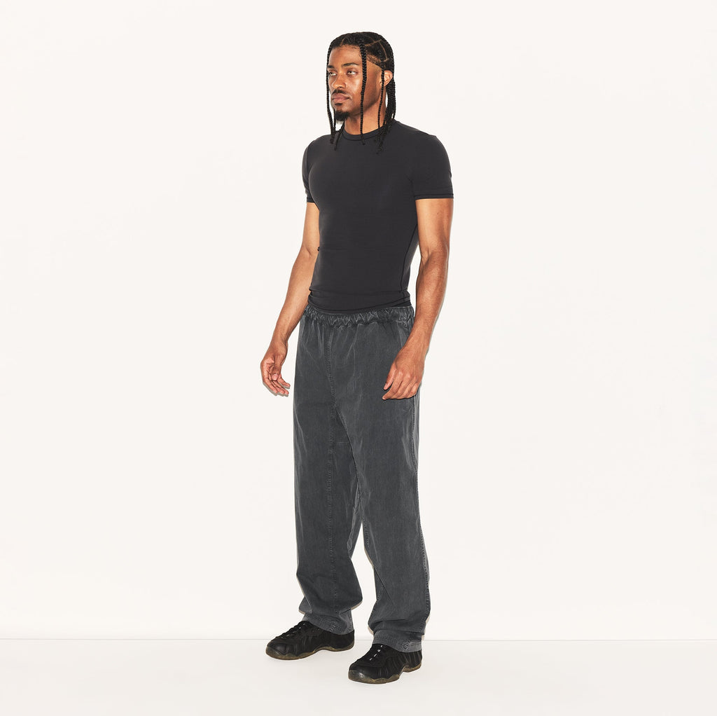 WOVEN MENS KARATE PANT | ASH