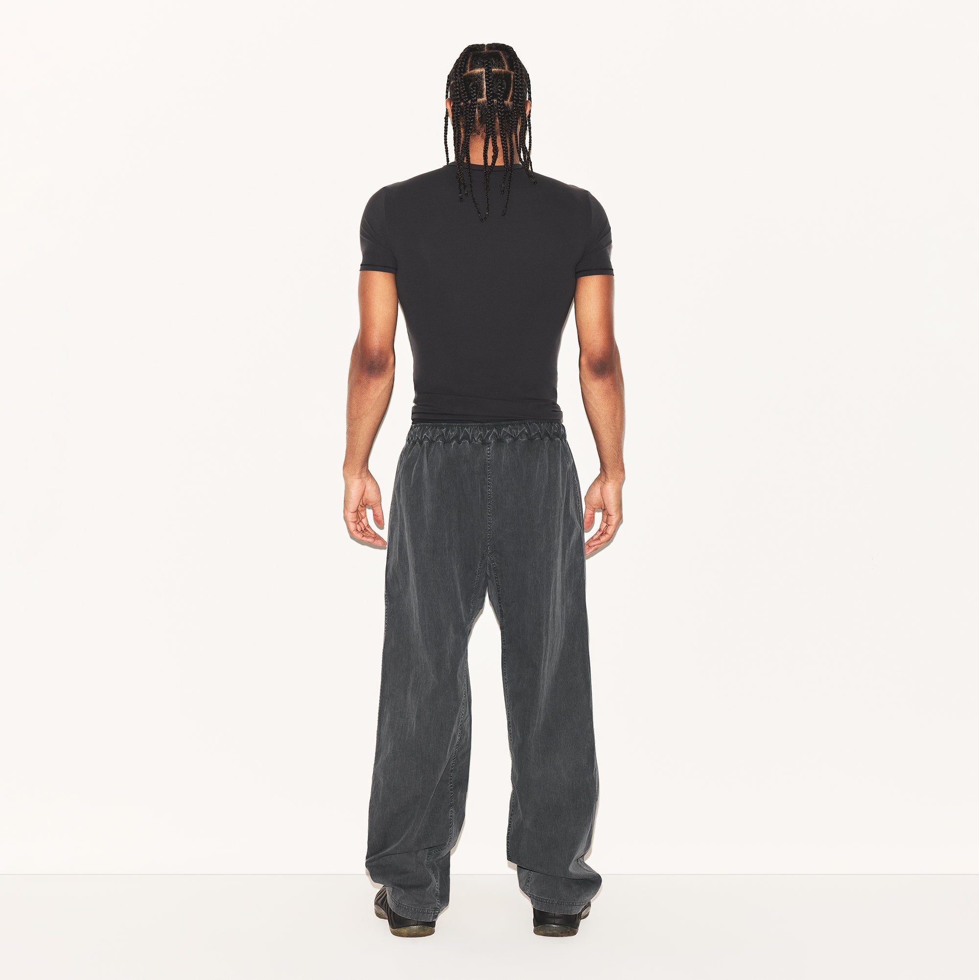 WOVEN MENS KARATE PANT | ASH