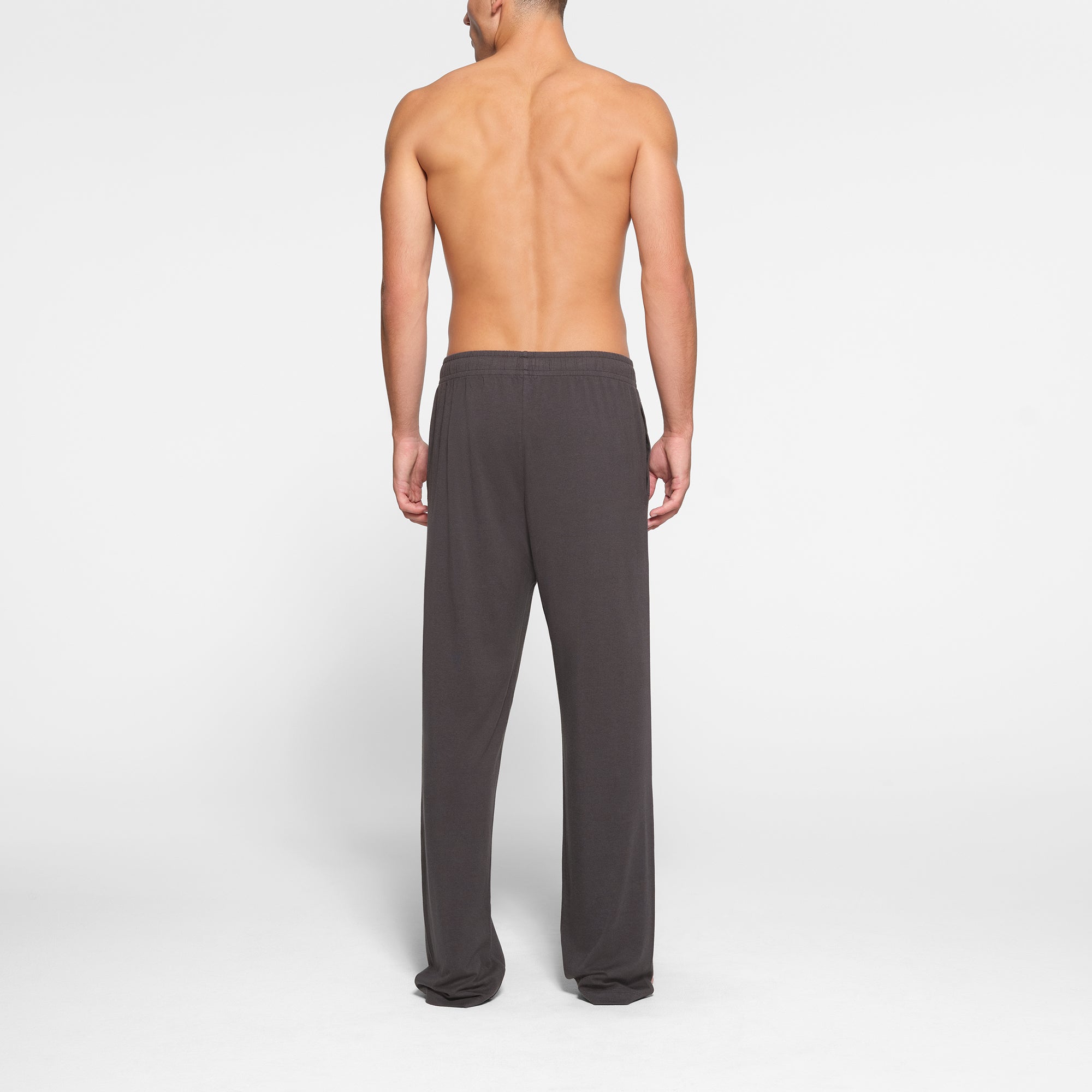 JERSEY LOUNGE MENS RELAXED STRAIGHT LEG PANT | ASH