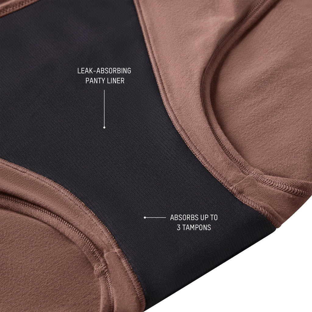 PERIOD PANTIES BRIEF | ESPRESSO