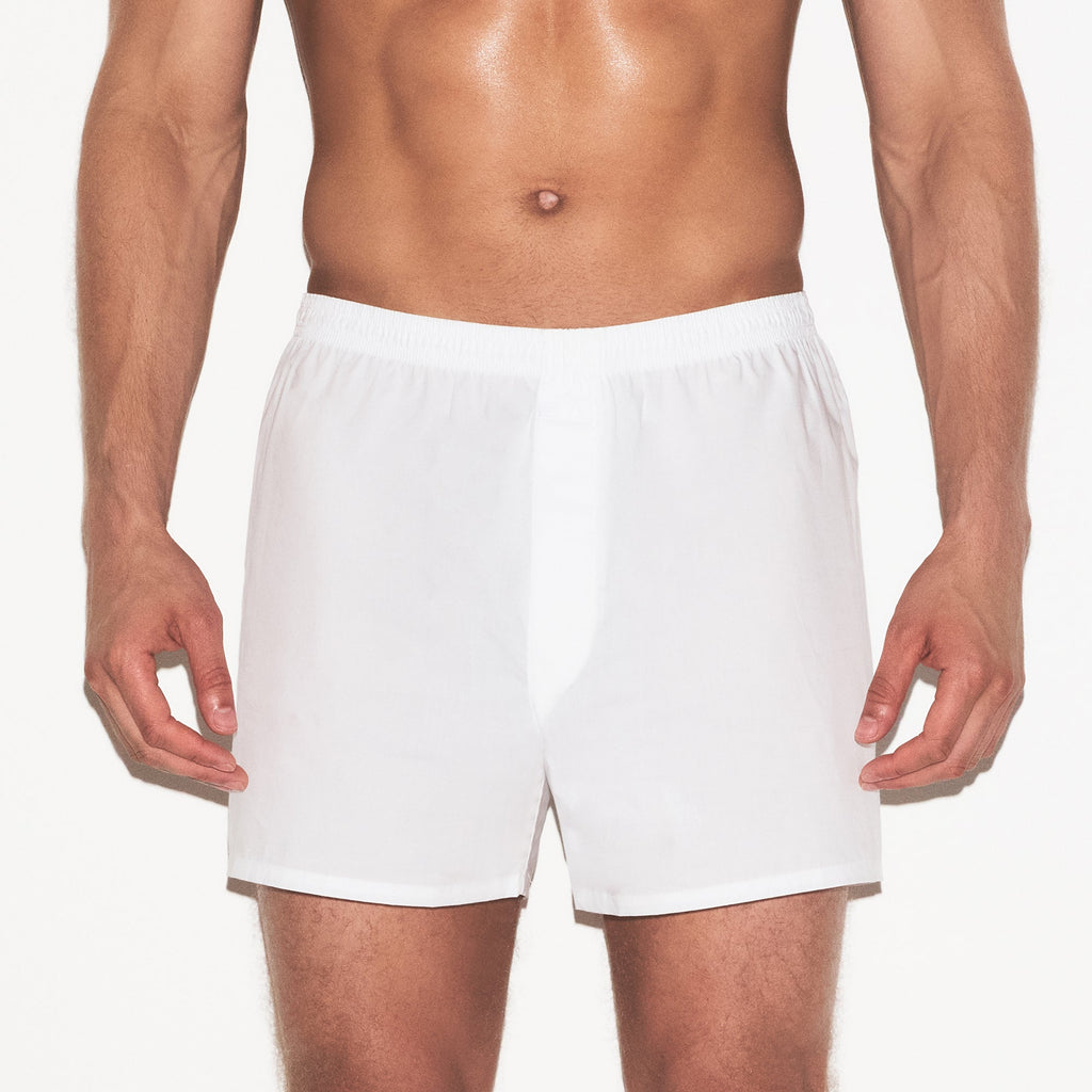 COTTON POPLIN MENS BOXER 3-PACK | LINEN MULTI