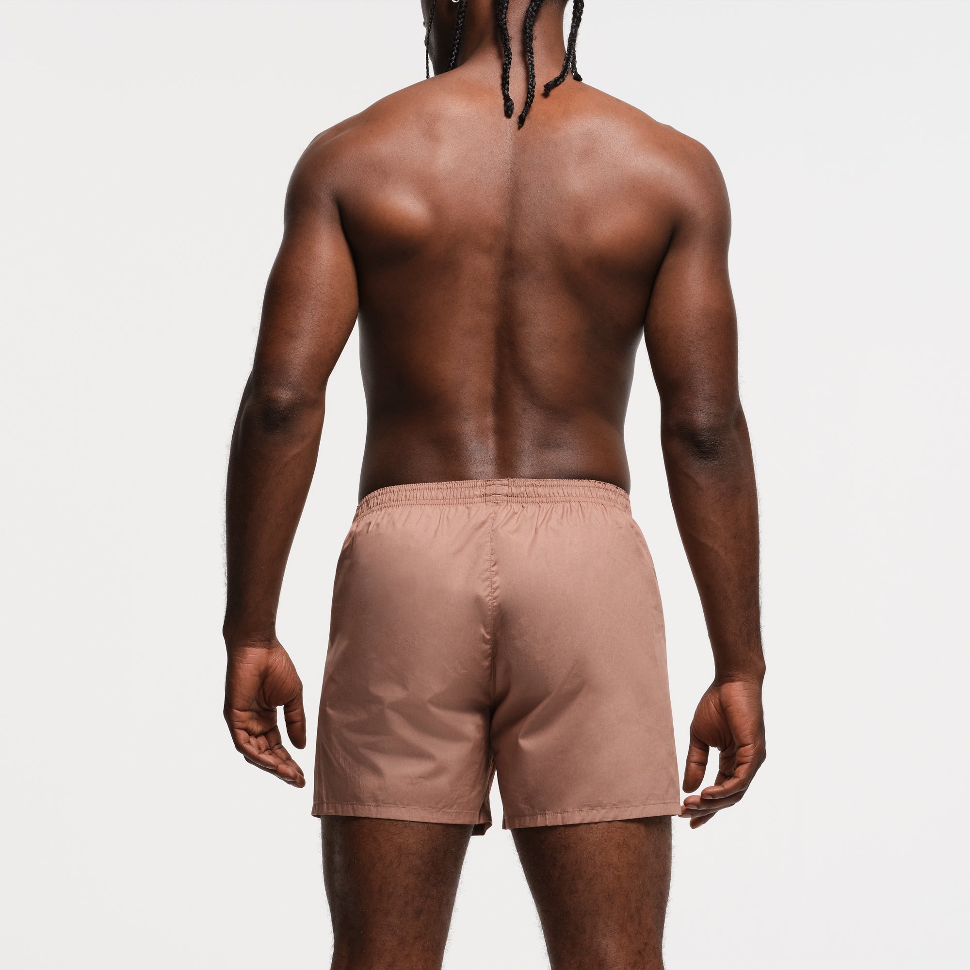 COTTON POPLIN MENS BOXER 3-PACK | UMBER MULTI