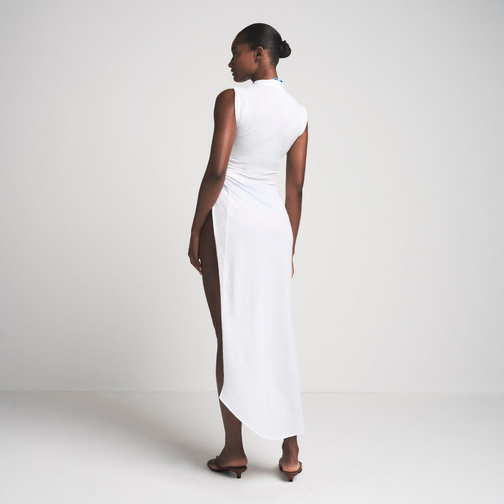 COTTON COVER-UPS TIE DRESS | SNOW