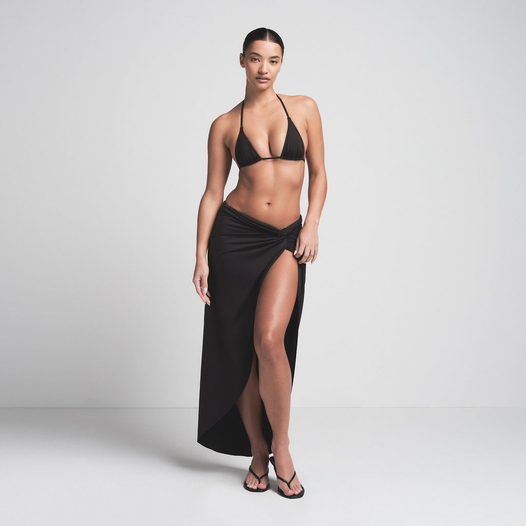 SIGNATURE SWIM SARONG SKIRT | ONYX