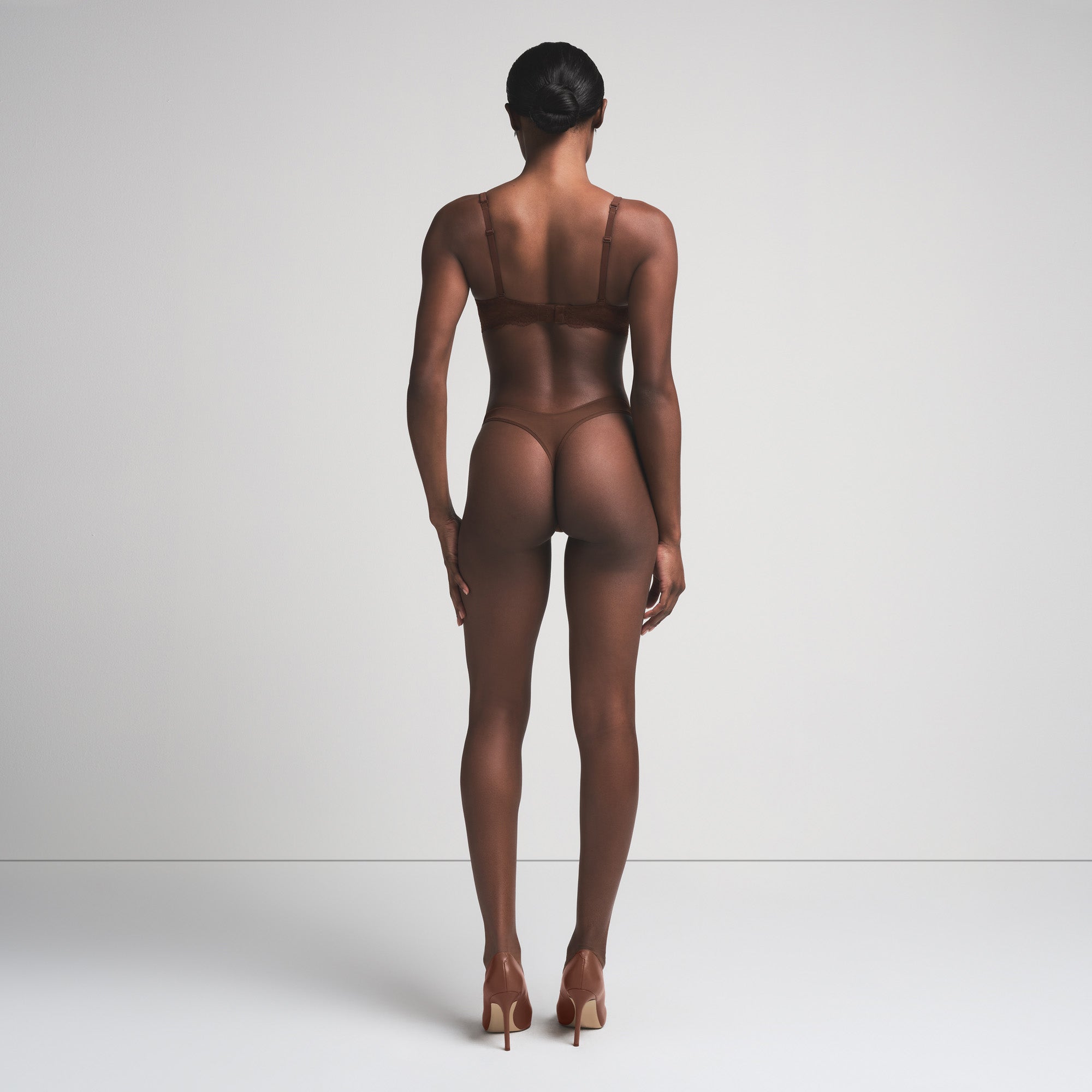 FITS EVERYBODY LACE WING T-SHIRT BRA | COCOA