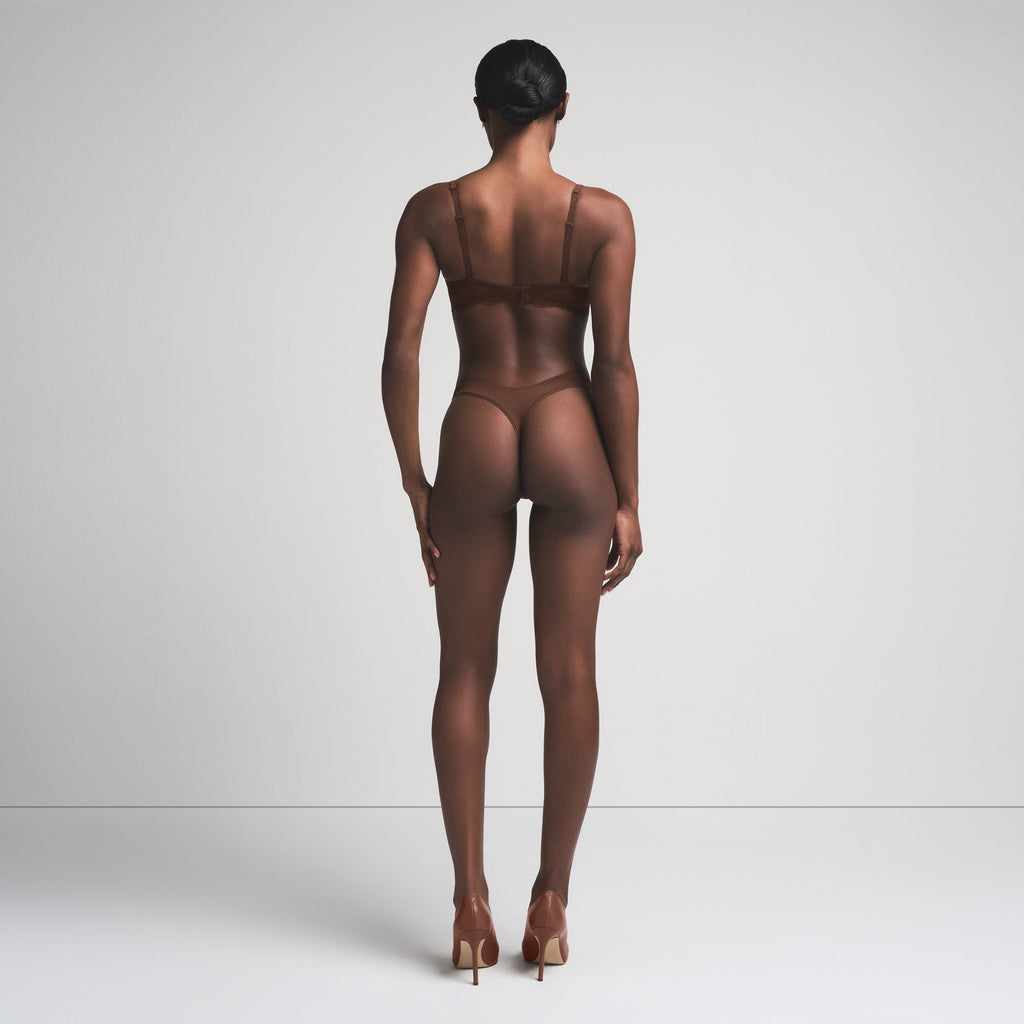 FITS EVERYBODY LACE WING T-SHIRT BRA | COCOA