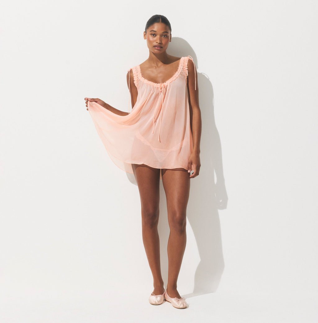 SKIMS ROMANCE MINI DRESS | PRIMROSE