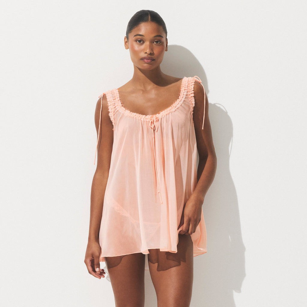 SKIMS ROMANCE MINI DRESS | PRIMROSE