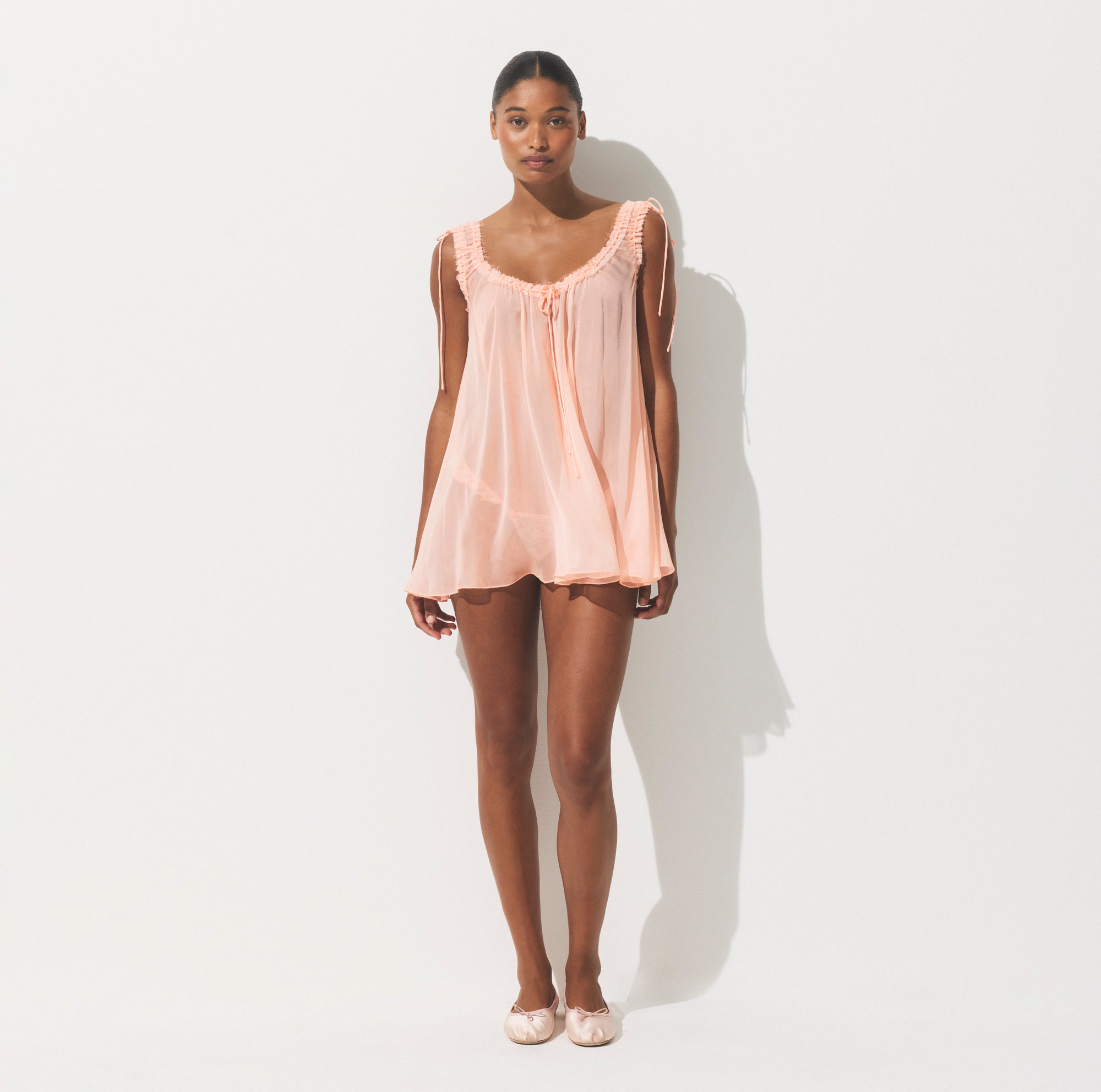 SKIMS ROMANCE MINI DRESS | PRIMROSE