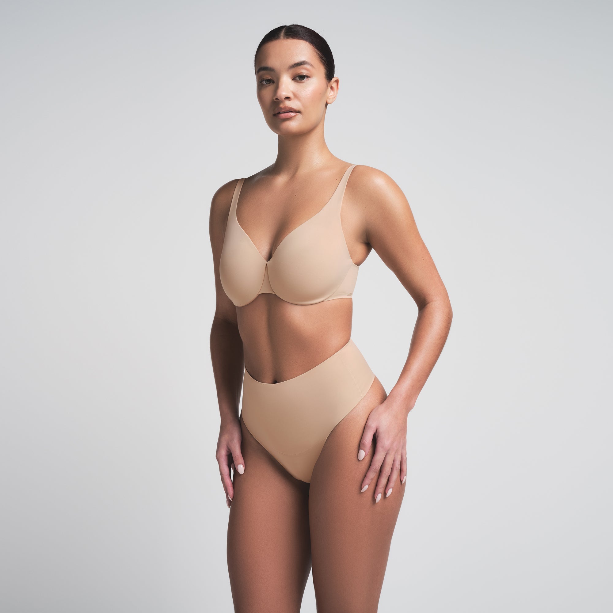 SMOOTHING INTIMATES UNLINED MINIMIZER BRA | CLAY