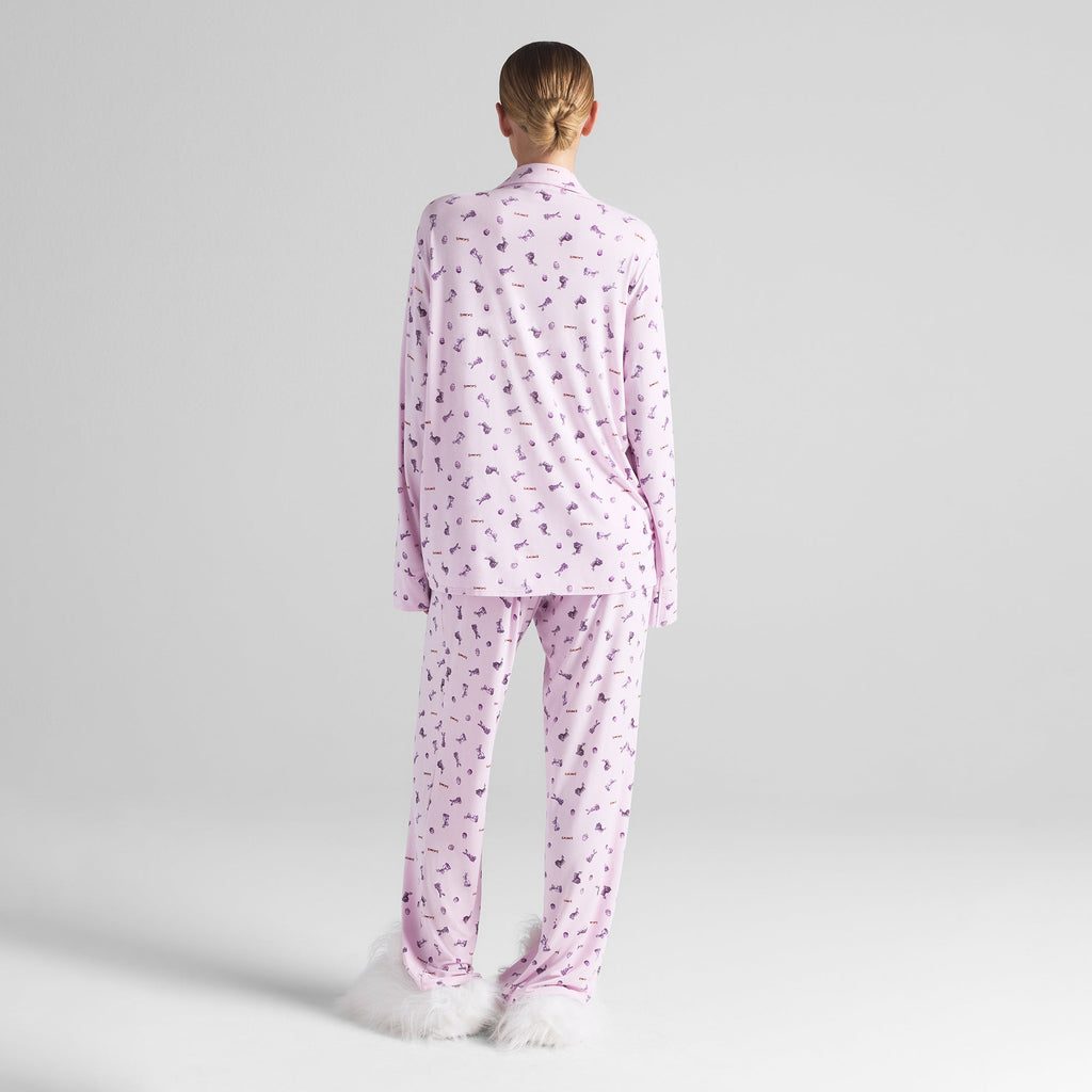 PLUSH BUNNY SLIPPER | MARBLE