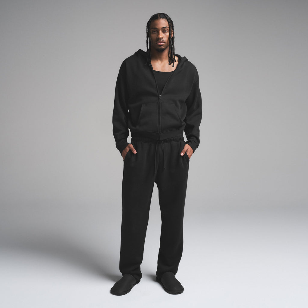 FLEECE LOUNGE MENS CLASSIC STRAIGHT LEG PANT | WASHED ONYX