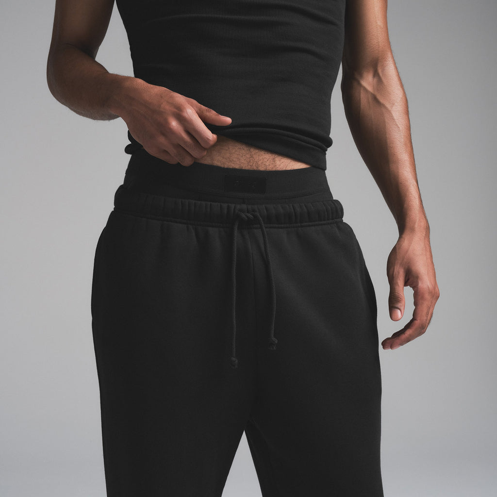 FLEECE LOUNGE MENS CLASSIC STRAIGHT LEG PANT | WASHED ONYX