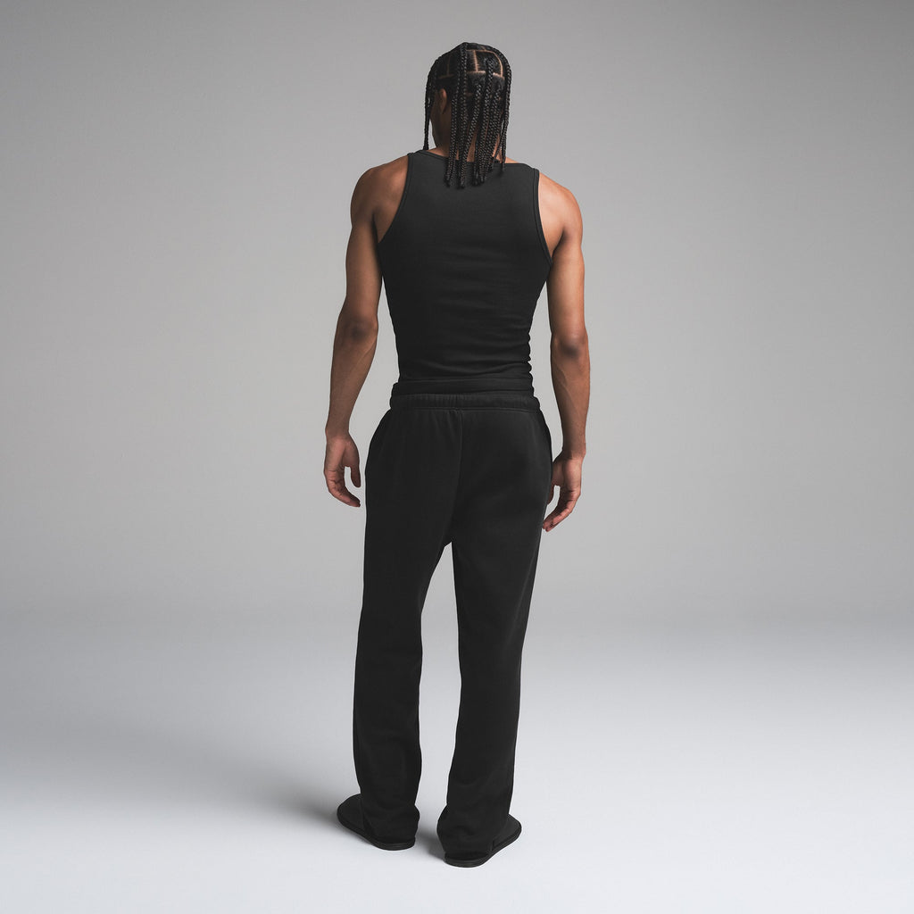 FLEECE LOUNGE MENS CLASSIC STRAIGHT LEG PANT | WASHED ONYX