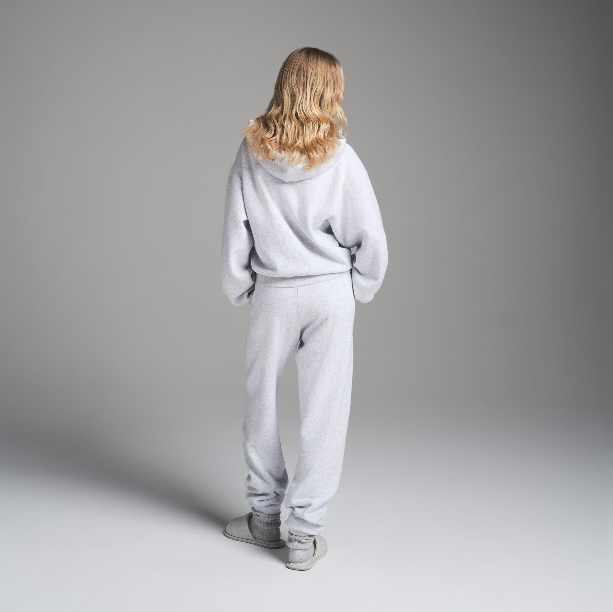 COTTON FLEECE CLASSIC JOGGER | LIGHT HEATHER GREY