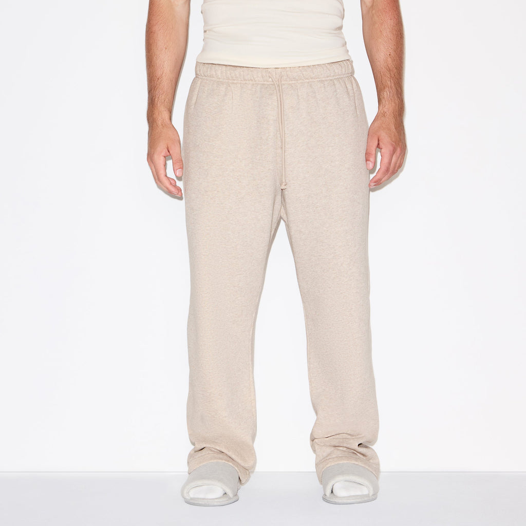 FLEECE LOUNGE MENS CLASSIC STRAIGHT LEG PANT | DESERT HEATHER