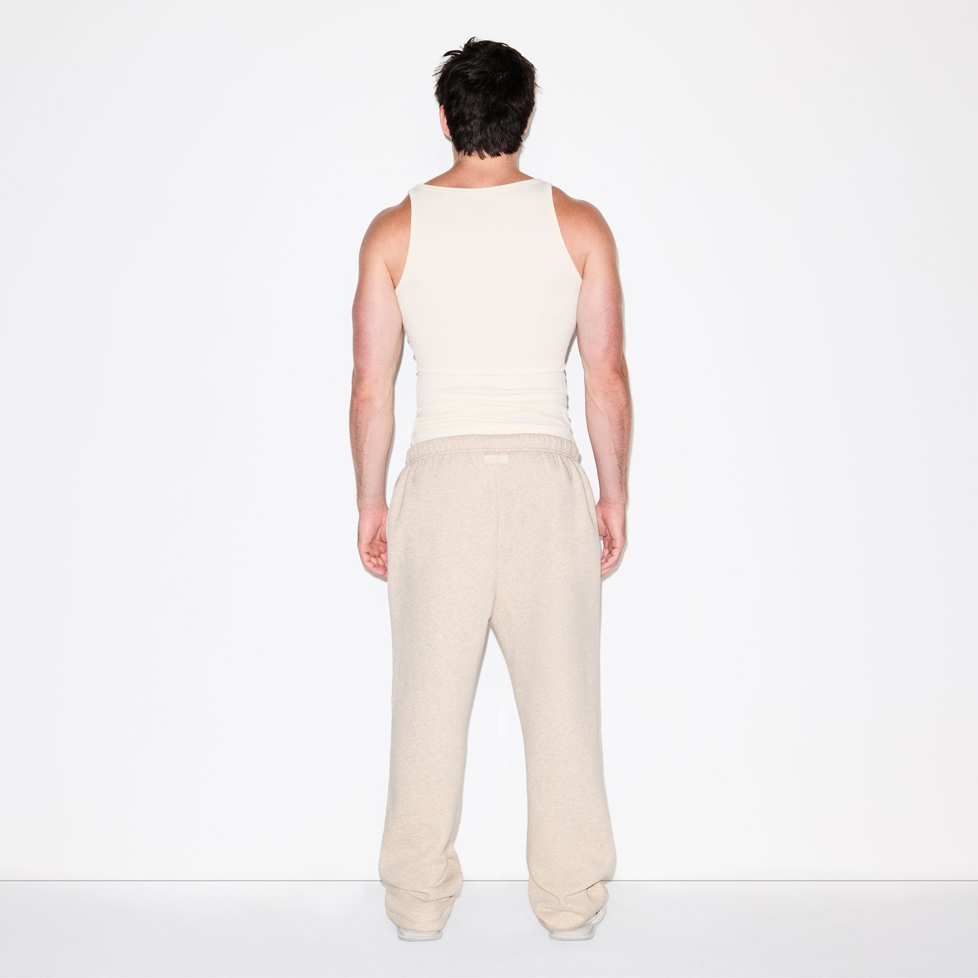 FLEECE LOUNGE MENS CLASSIC STRAIGHT LEG PANT | DESERT HEATHER