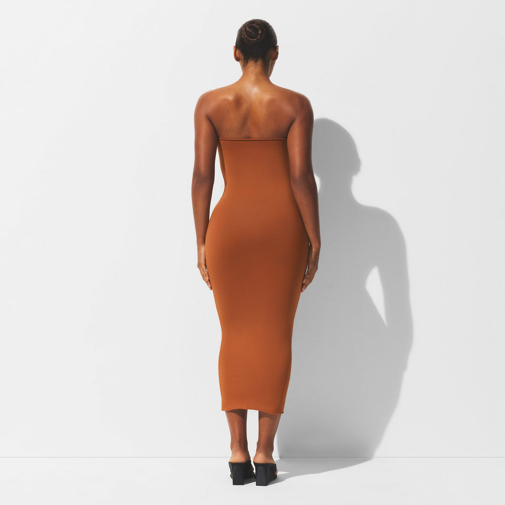 ICONIC SWIM CONVERTIBLE TUBE DRESS | BRONZE