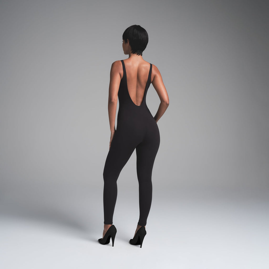 FITS EVERYBODY SQUARE NECK LOW BACK CATSUIT | ONYX