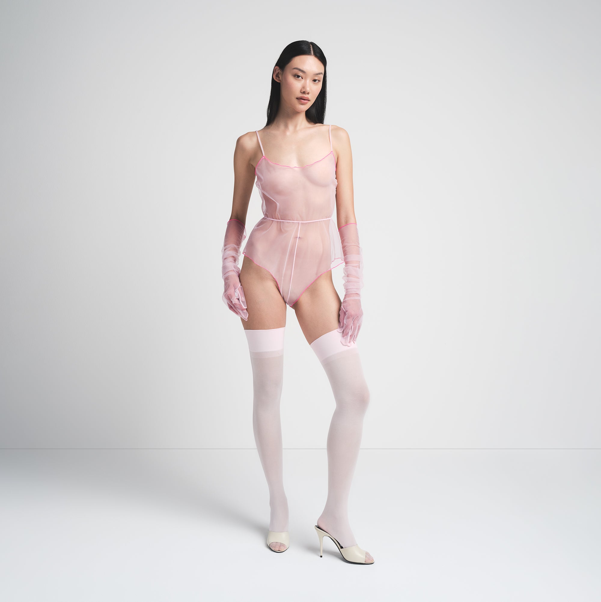 TULLE TEDDY | CHERRY BLOSSOM CONTRAST