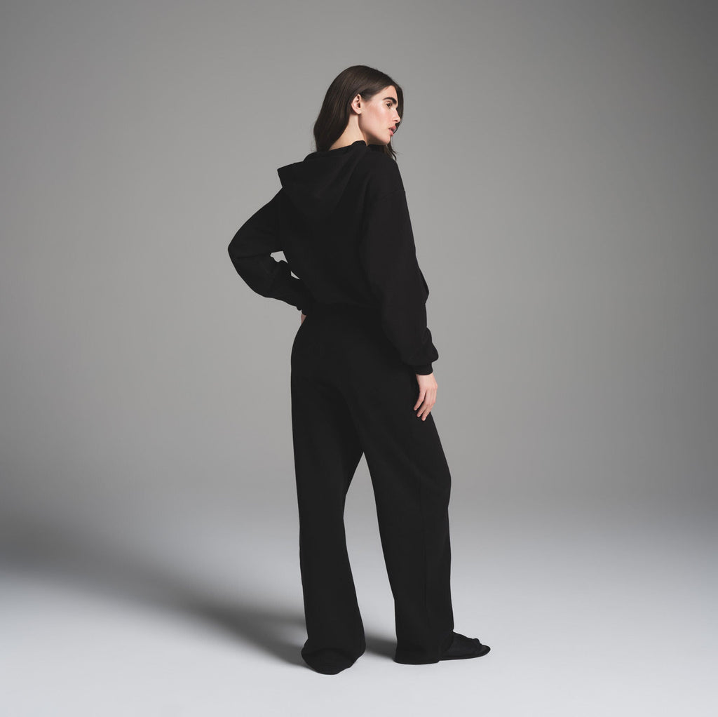 COTTON FLEECE CLASSIC HOODIE | ONYX