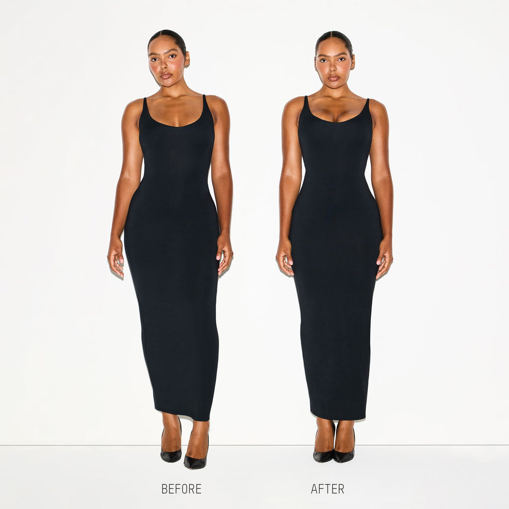 SKIMS BODY CORE SCULPT WAIST CINCHER THONG | CLAY