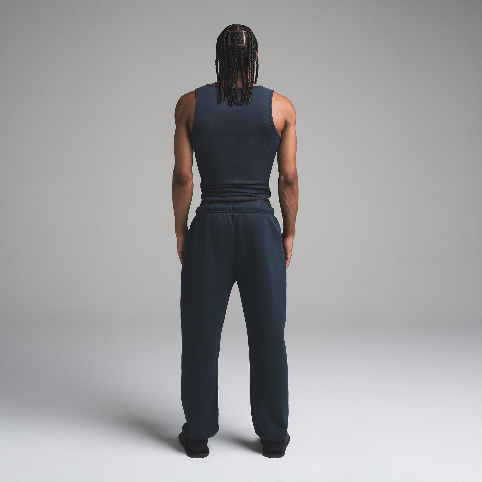 FLEECE LOUNGE MENS RELAXED JOGGER | NAVY