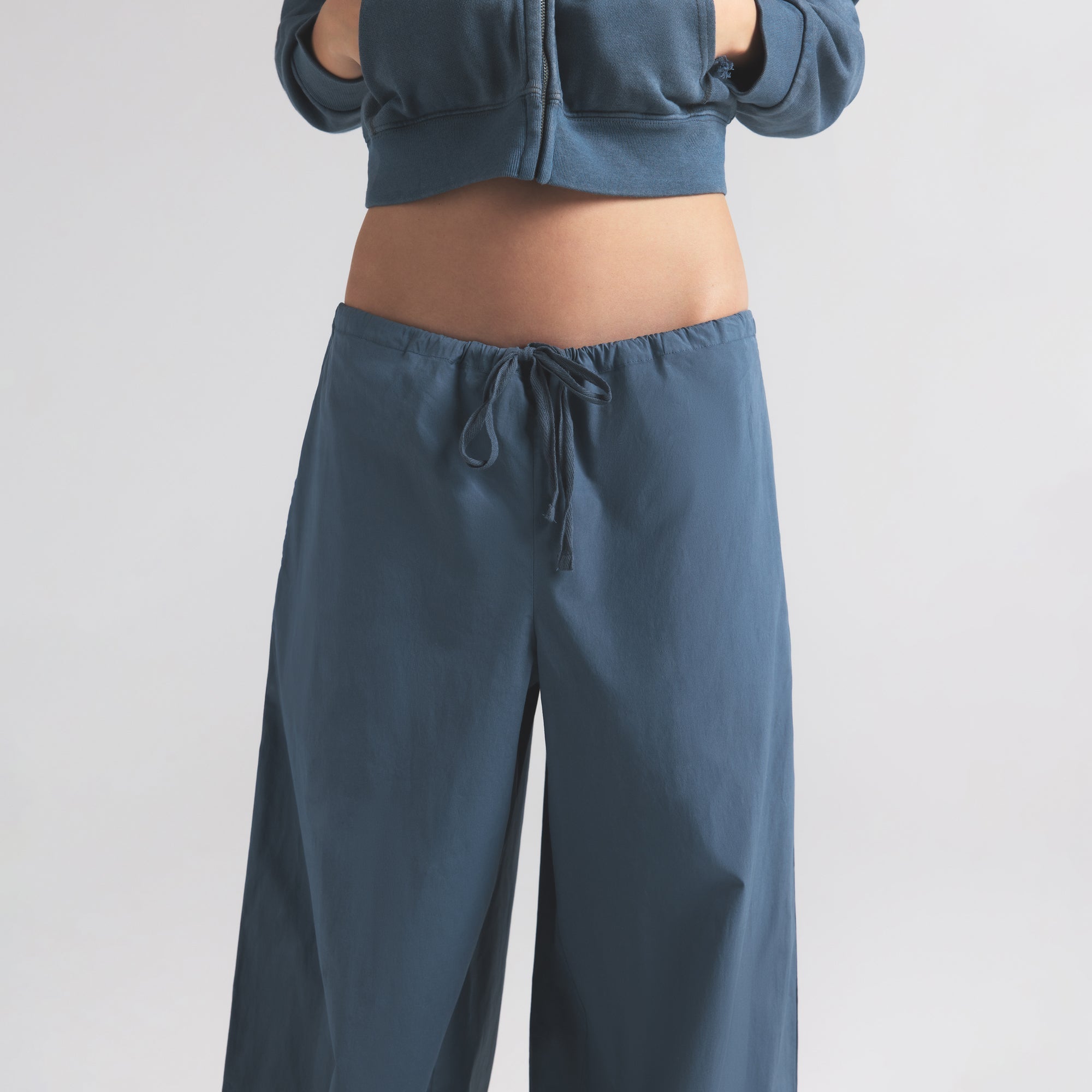 COTTON POPLIN STRAIGHT LEG PANT | HARBOR