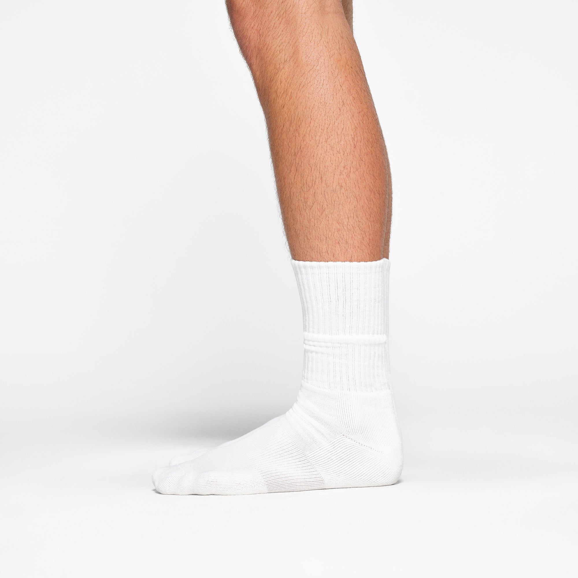 MENS TUBE CREW SOCK 3-PACK | CHALK