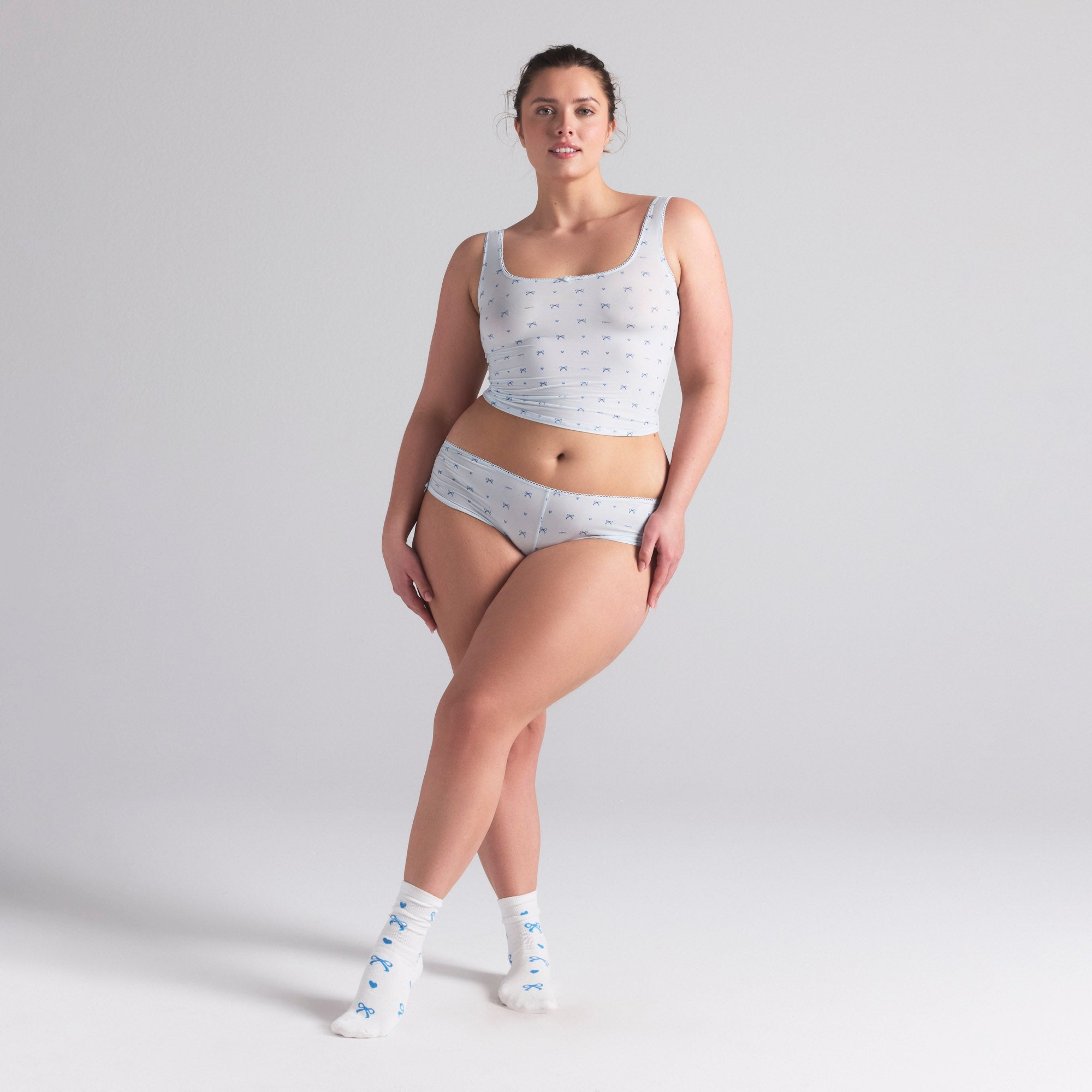 WEDDING SOCK 2-PACK | MARBLE AND CLOUD BOW PRINT