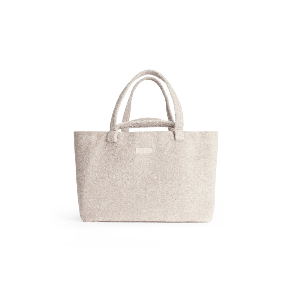 TERRY COVER-UPS JUMBO TOTE | STONE