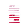 LOGO BOBBY PIN 6-PACK | BUBBLE GUM CAYENNE MULTI