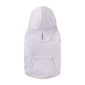 COTTON FLEECE PET HOODIE | LIGHT HEATHER GREY